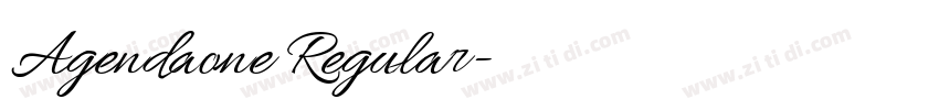 Agendaone Regular字体转换 Agendaone Regular字体转换